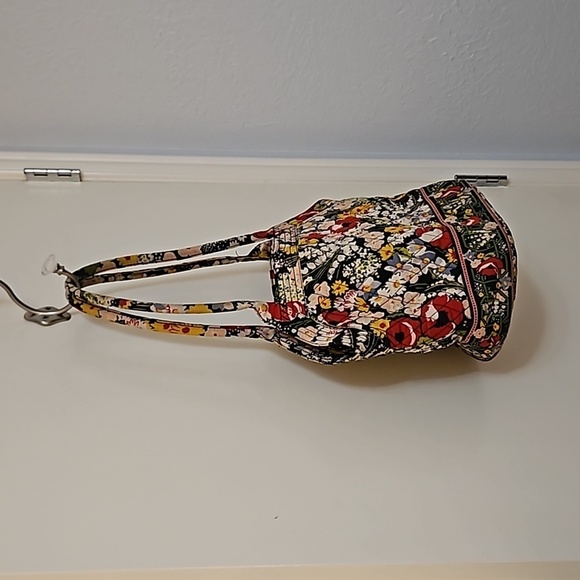 VERA BRADLEY Floral Poppy Field Quilted Emma Shoulder Bag - Picture 3 of 11